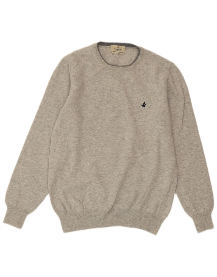 BROOKSFIELD Ženski pulover s okruglim izrezom IT 52 2XL Siva vunena