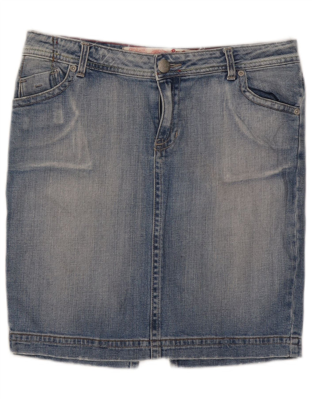 Roxy ženska mini traper suknja US 12 Large W32 plavi pamuk