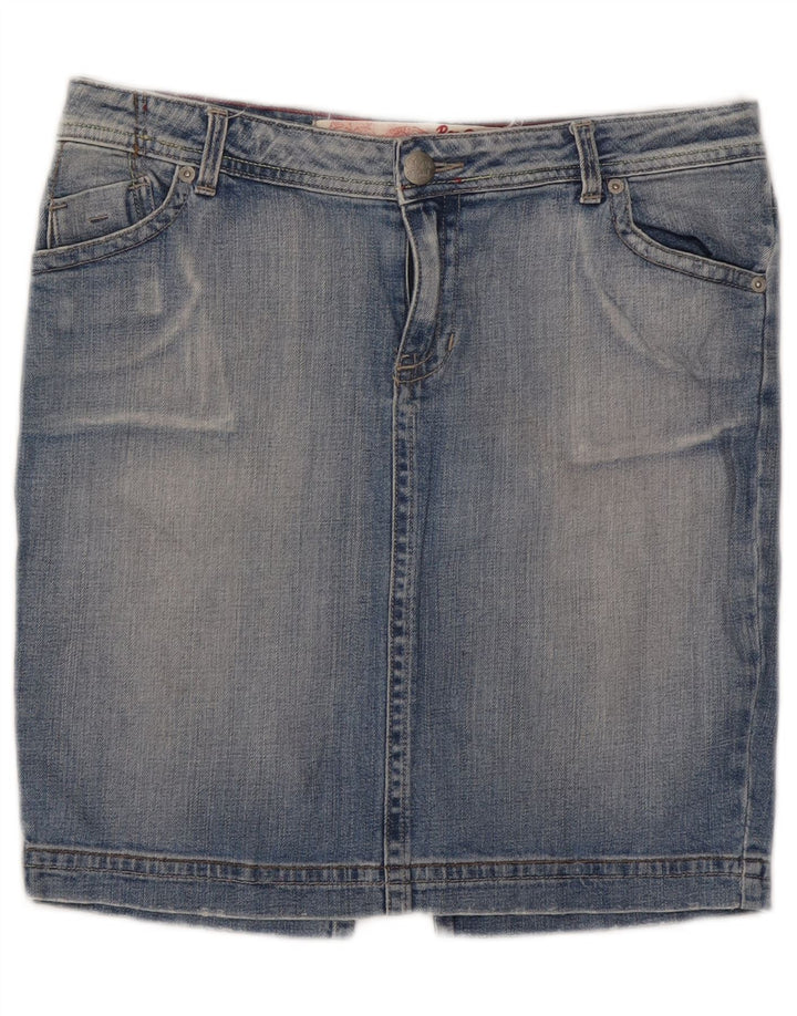 Roxy ženska mini traper suknja US 12 Large W32 plavi pamuk