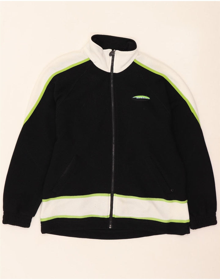 Lotto ženska gornja jakna prevelike trenirke UK 10 Small Black Colourblock