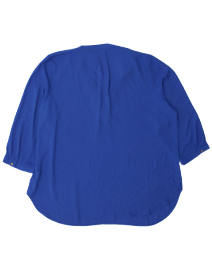 Marks & Spencer ženska majica s 3/4 rukavima UK 18 XL plavi poliester