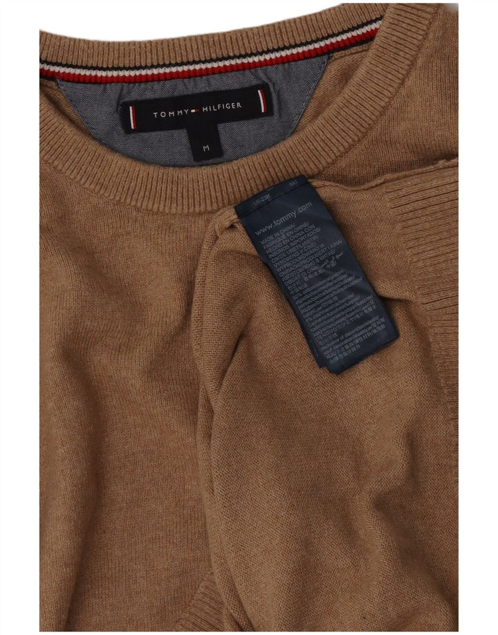 Tommy Hilfiger muški džemper s okruglim izrezom, srednje smeđi pamuk