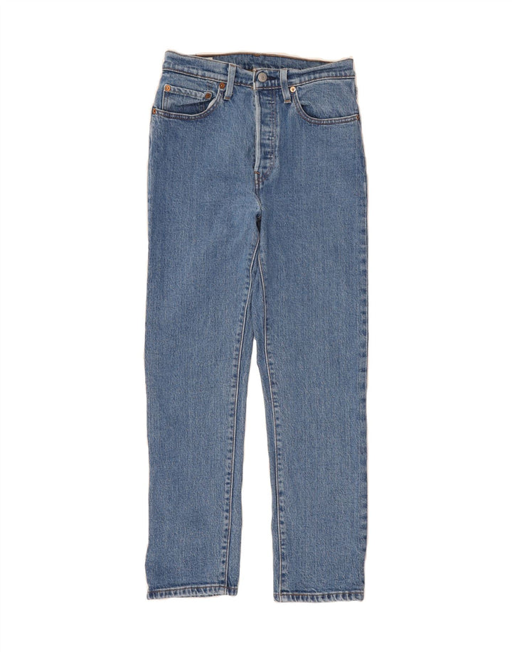 LEVI'S Mens 501 Straight Jeans W27 L28 Blue Cotton Vintage Levi's and Second-Hand Levi's from Messina Hembry 
