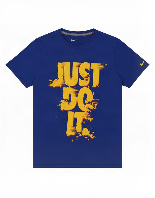 Nike muška majica atletskog kroja srednje plava