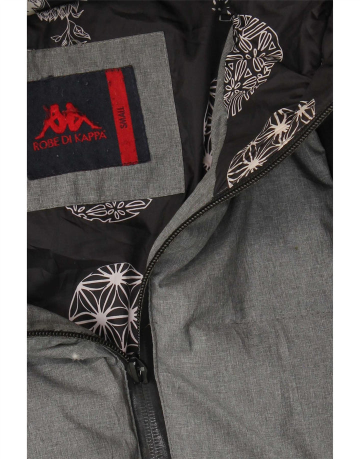 Kappa ženski podstavljeni kaput s kapuljačom UK 10 Small Grey Colourblock