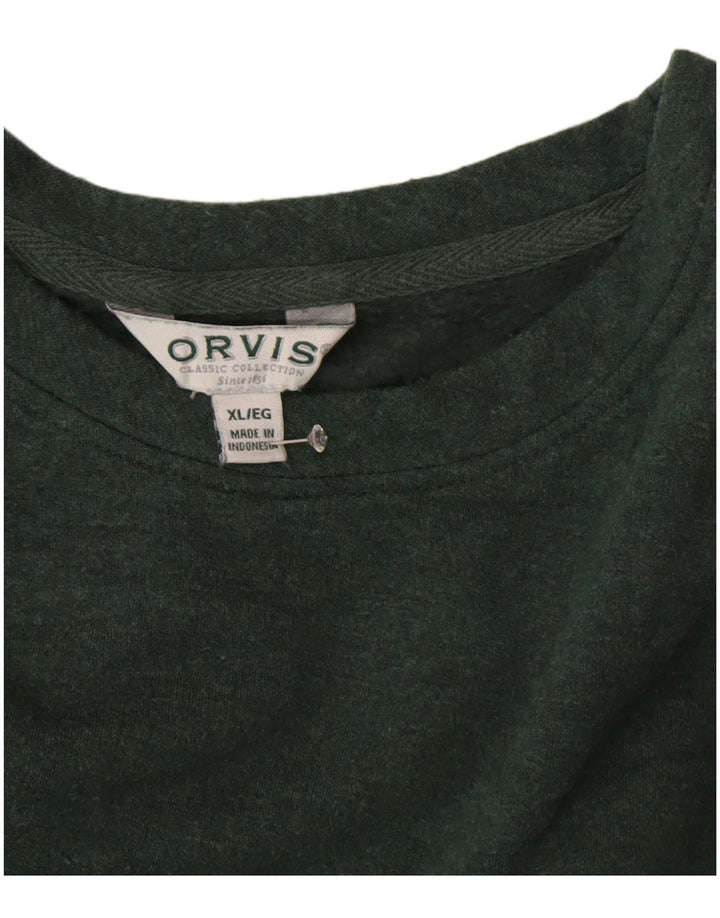 ORVIS ženska majica prekomjerne veličine UK 18 XL zelena