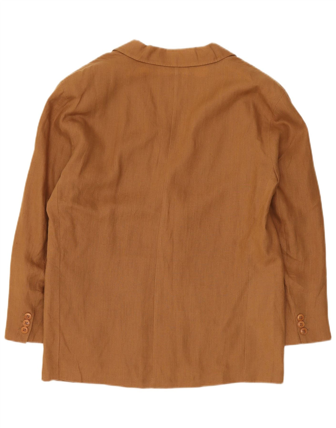 Max Mara ženski sako sa 1 gumbom UK 14 Large Brown Lane