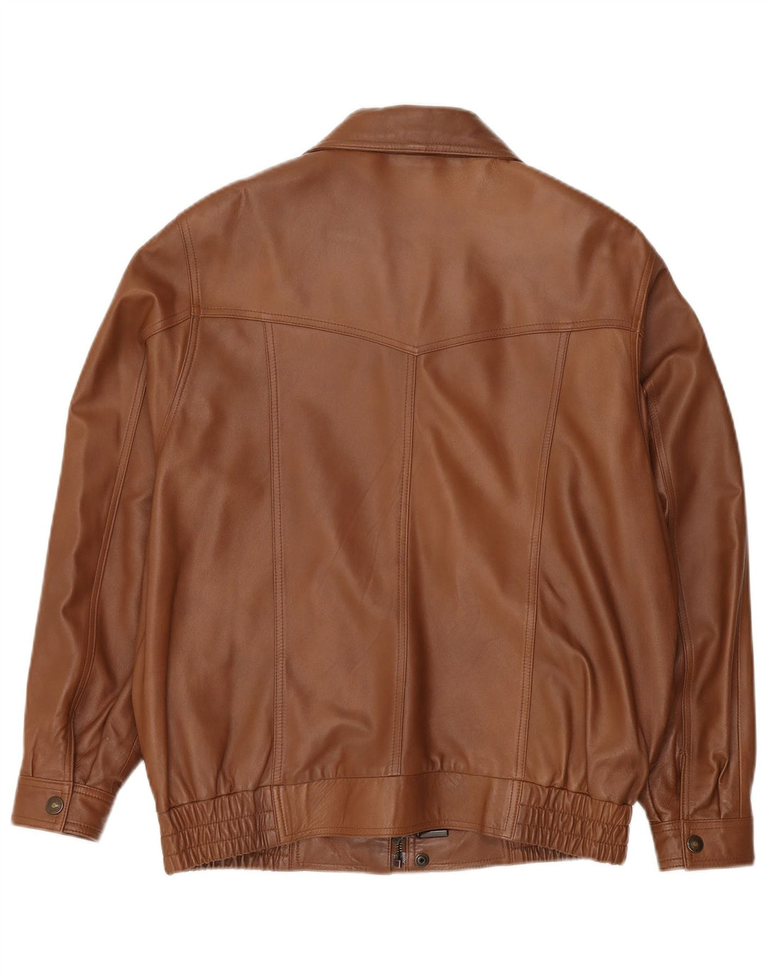 Vintage muška bomber kožna jakna EU 50 velika smeđa koža