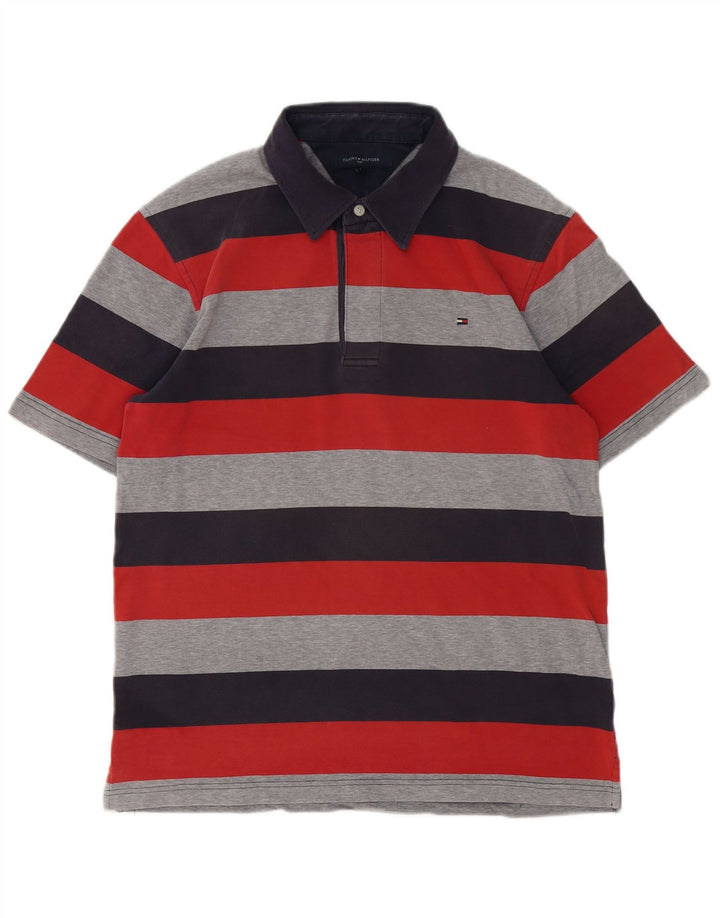 Tommy Hilfiger muška polo majica s velikim šarenim prugama
