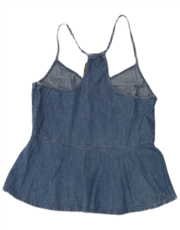 Zara ženski traper Cami Top UK 12 Srednje plavi