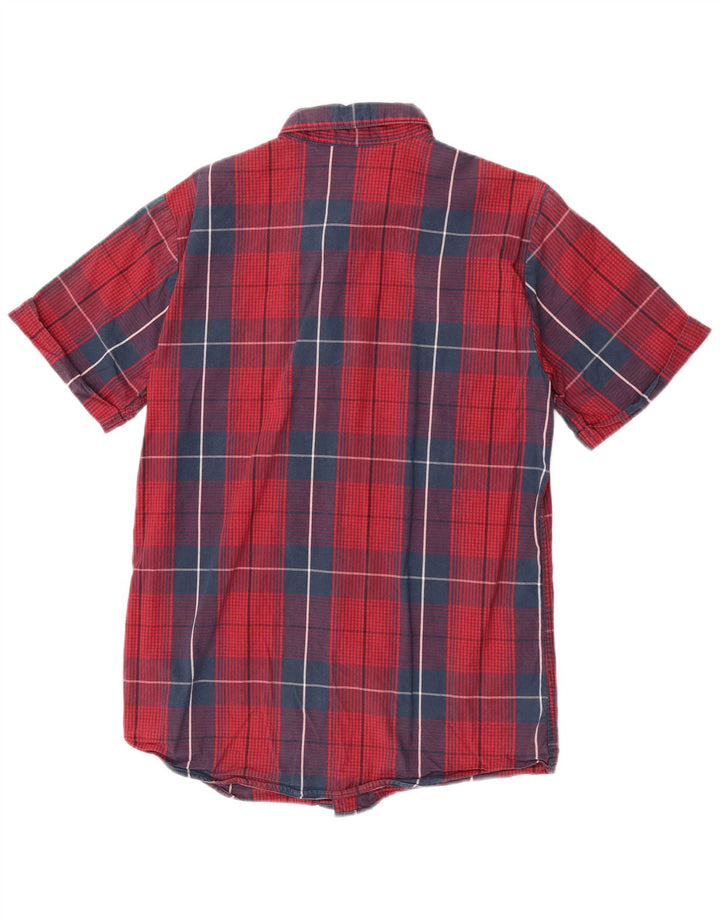 Jack & Jones muška košulja kratkih rukava Srednje crveno karirani pamuk