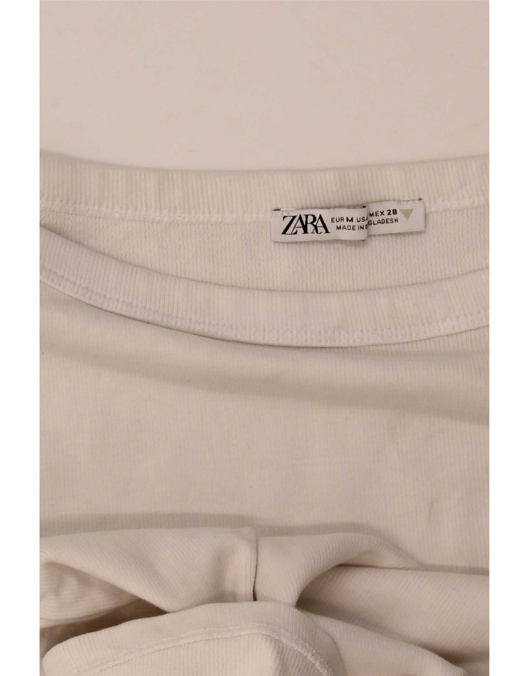 Zara ženska majica kratkih rukava UK 12 Srednje bijela