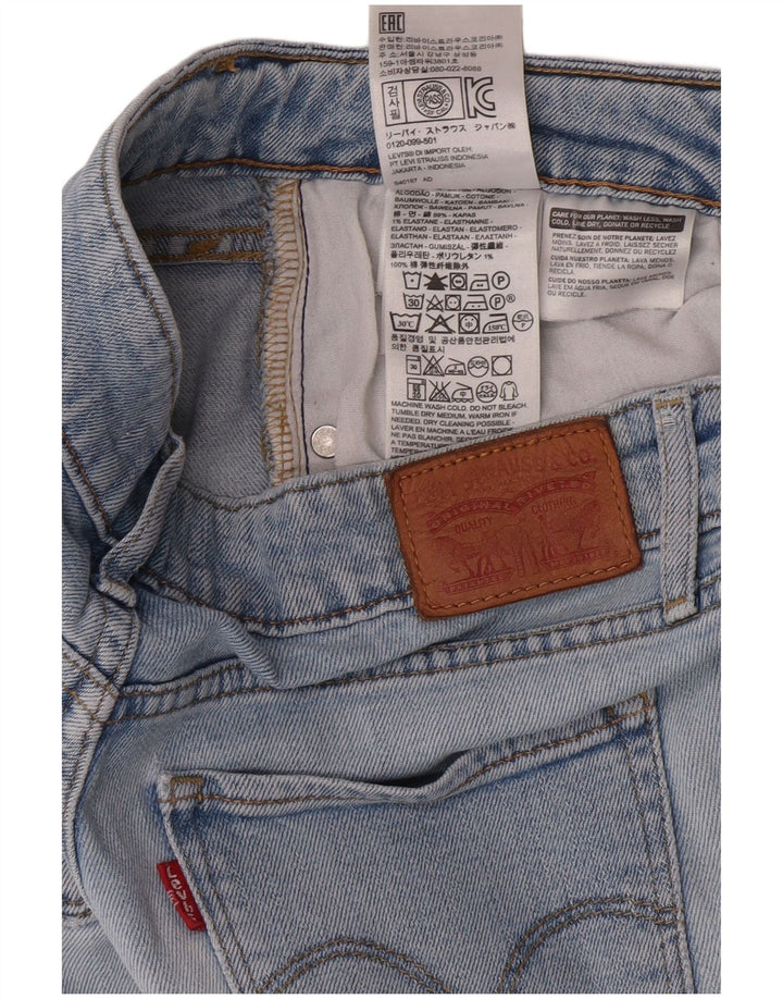 LEVI'S Ženske 715 Bootcut traperice W28 L30 Plavi pamuk
