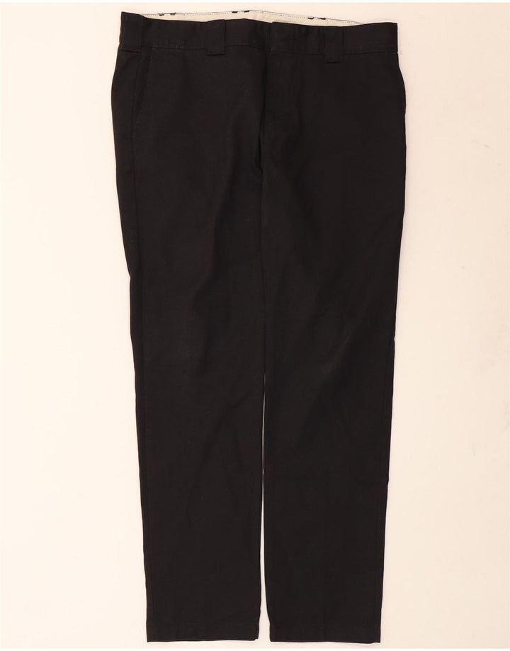 Dickies muške uske chino hlače W36 L32 crni poliester