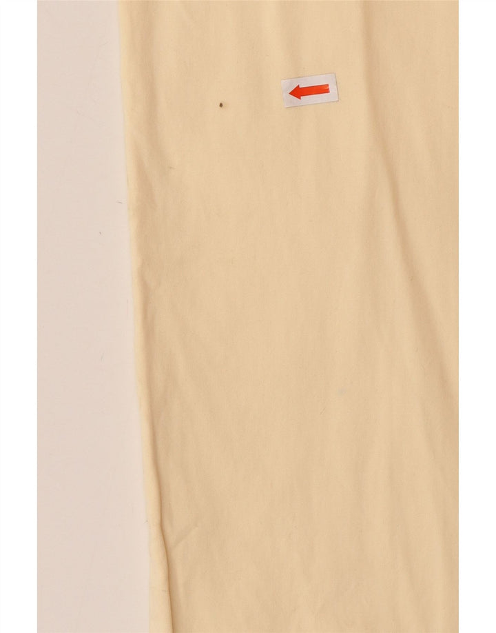 HUGO BOSS Muške Arkansas ravne ležerne hlače W36 L34 Off White Pamuk