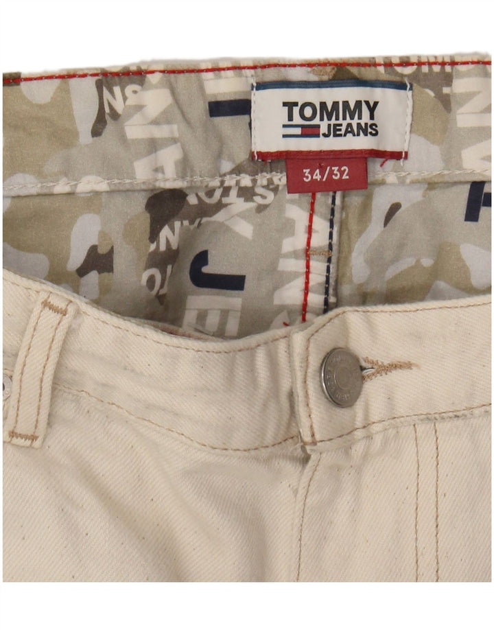 TOMMY HILFIGER Mens Slim Jeans W34 L29 Beige