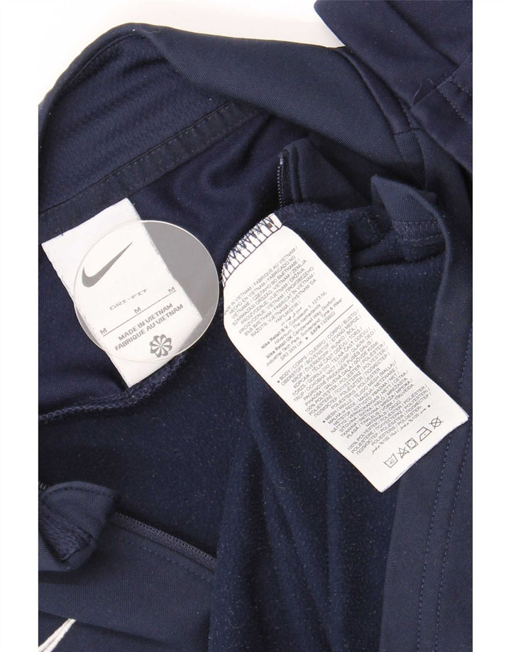 Nike Dri Fit Pulover Top Trenirka srednje tamnoplave boje