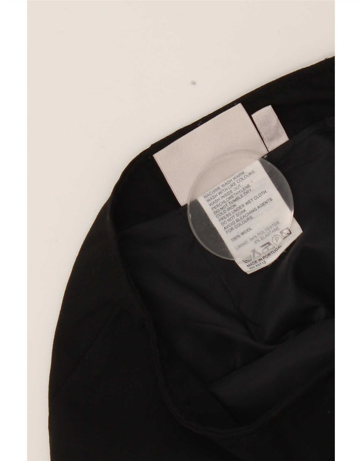 Inwear ženska suknja A-kroja UK 12 srednje W30 crna vuna