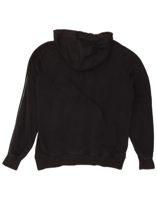 CHAMPION Muška majica s kapuljačom s kapuljačom, veliki crni pamuk