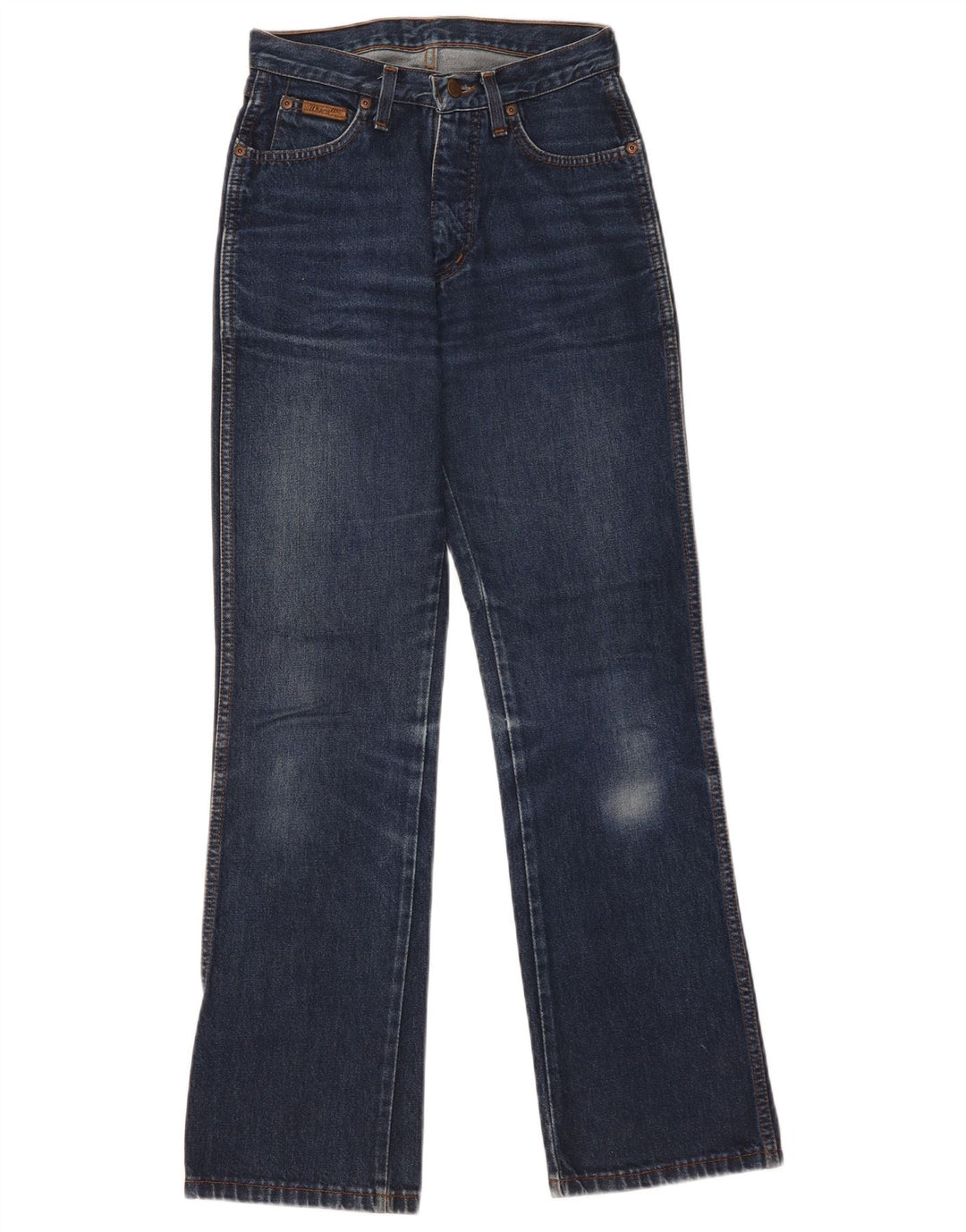 Muške traperice Wrangler Bootcut W28 L32 tamnoplavi pamuk