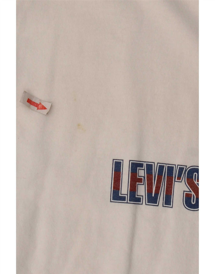 Levi's muška majica s grafičkim motivima, veliki bijeli pamuk