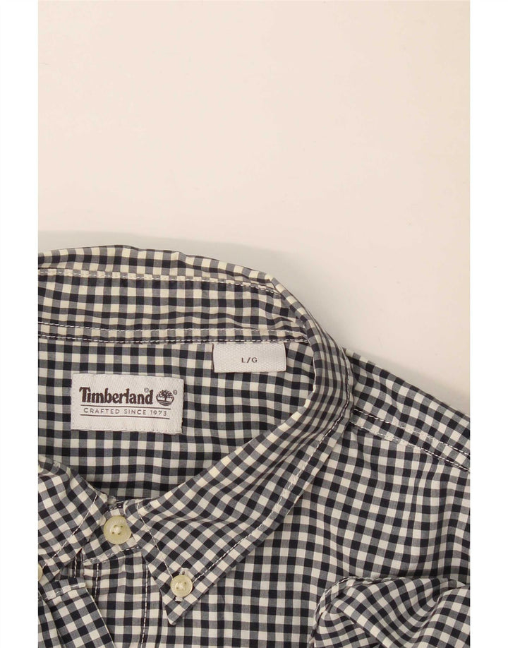 Timberland muška košulja Large Black Gingham