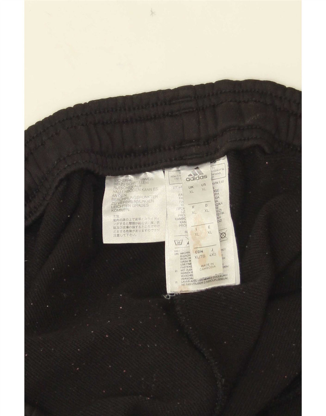 Adidas muške trenirke XL crne poliesterske hlače