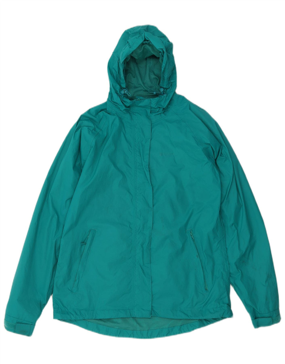 MOUNTAIN WAREHOUSE Ženska kišna jakna s kapuljačom UK 10 Mala tirkizna