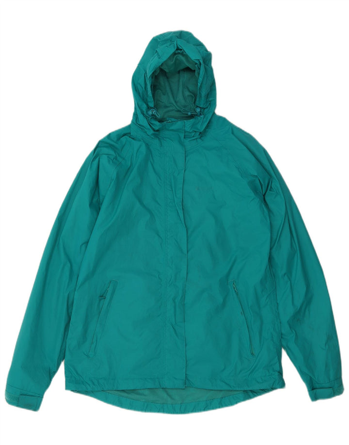 MOUNTAIN WAREHOUSE Ženska kišna jakna s kapuljačom UK 10 Mala tirkizna
