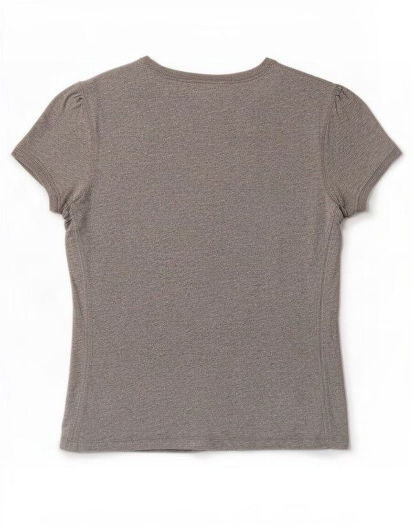 Champion Womens Heritage Classics T-Shirt Top UK 14 Large Grey