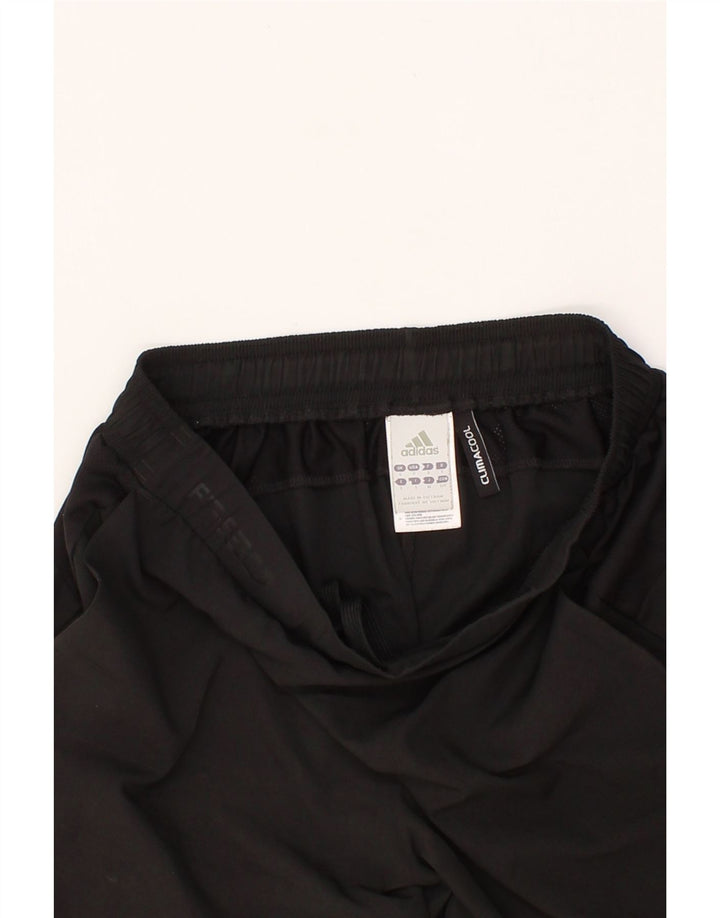 ADIDAS Mens Climacool Graphic Sport Shorts Small  Black Polyester Vintage Adidas and Second-Hand Adidas from Messina Hembry 