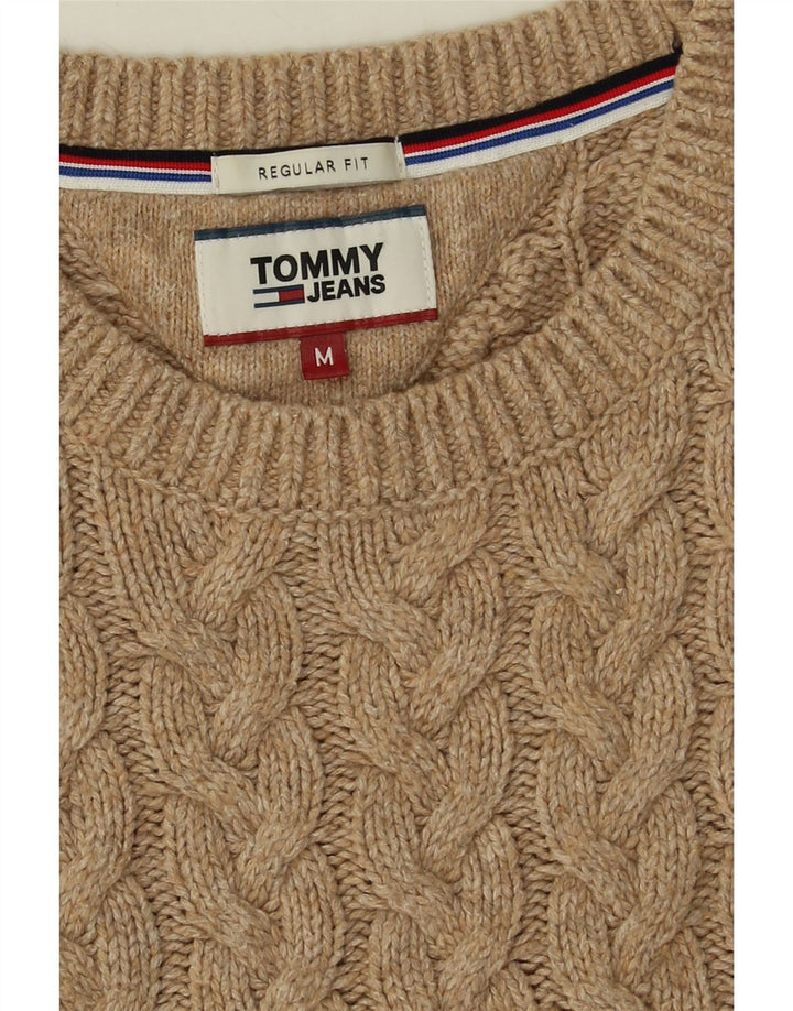 Tommy Hilfiger muški džemper s okruglim izrezom srednje bež boje