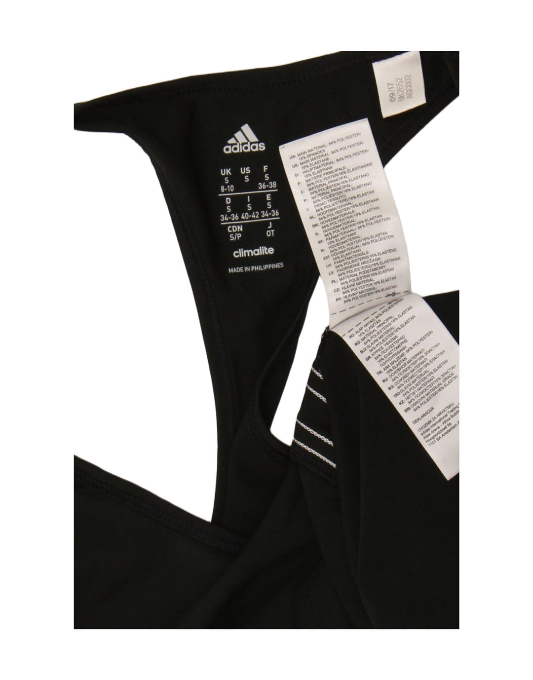 Adidas ženski Climalite prsluk UK 8/10 mali crni poliester