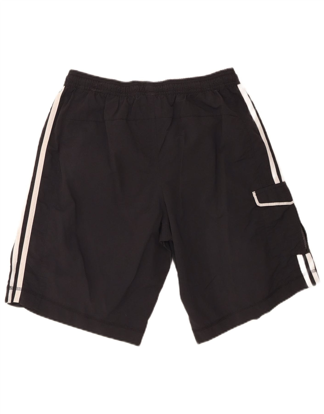 Adidas muške kargo sportske kratke hlače srednje crne