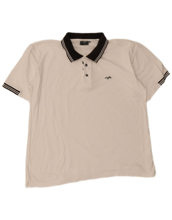 Lotto muška polo majica za ragbi 2XL bijele pruge