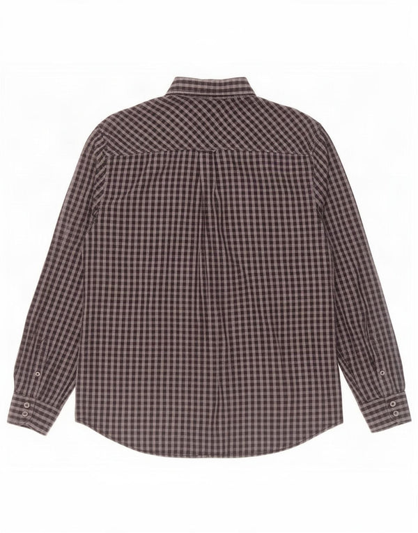 Ben Sherman muška košulja Large Grey Gingham pamuk