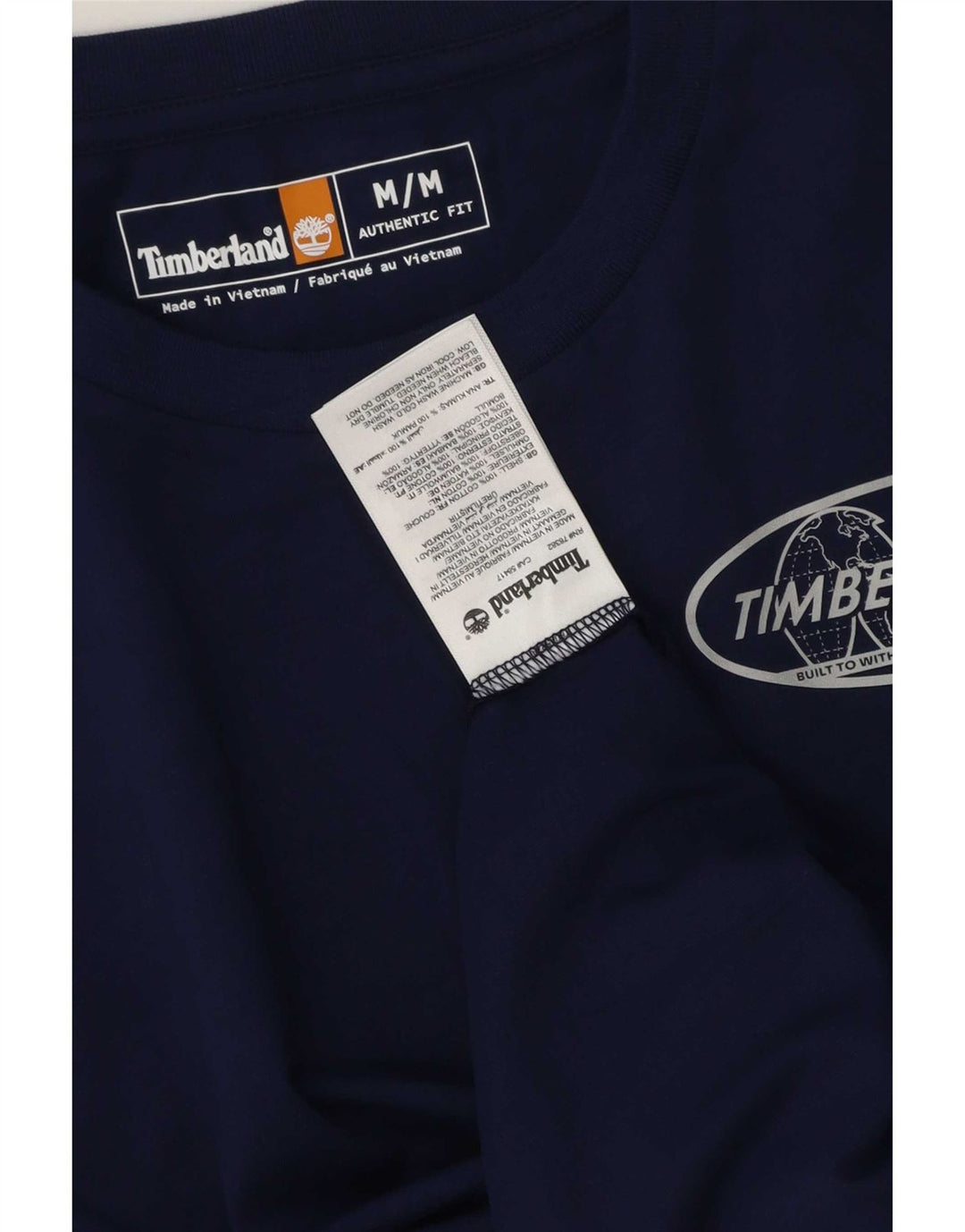Timberland muška majica s grafičkim motivima Srednje tamnoplavi pamuk