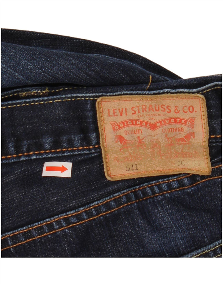 LEVI'S muške 511 uske traperice W32 L30 tamnoplavi pamuk