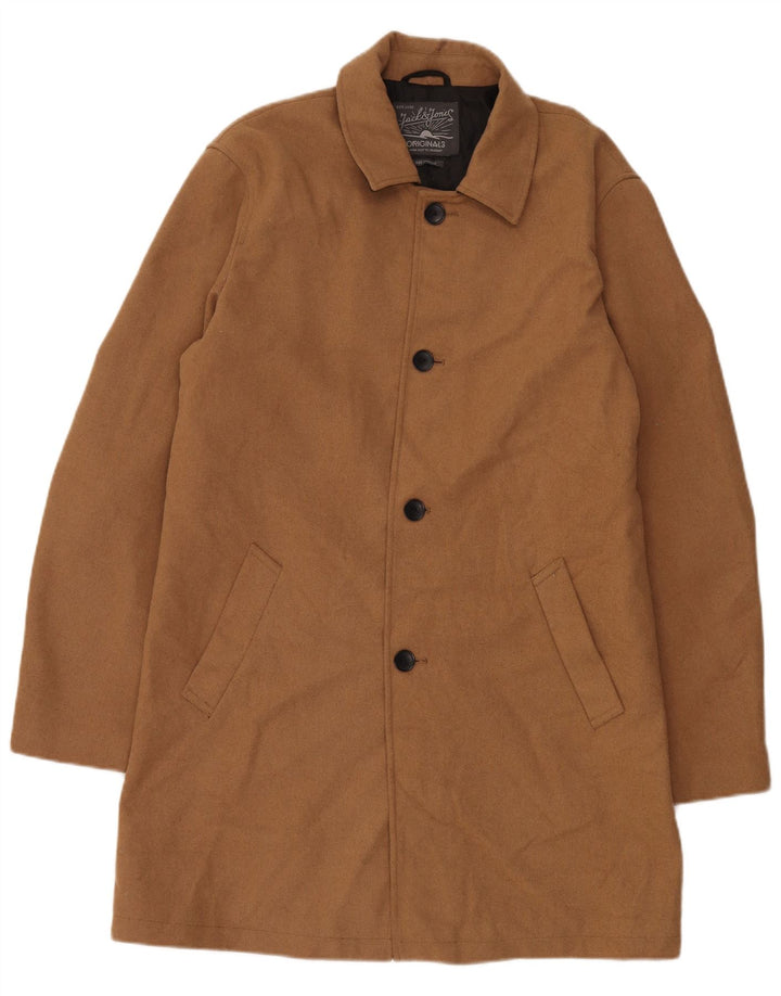 Jack & Jones muški kaput UK 42 XL smeđa vuna