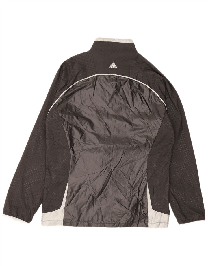 Adidas muška kišna jakna UK 42 XL crni poliester u boji