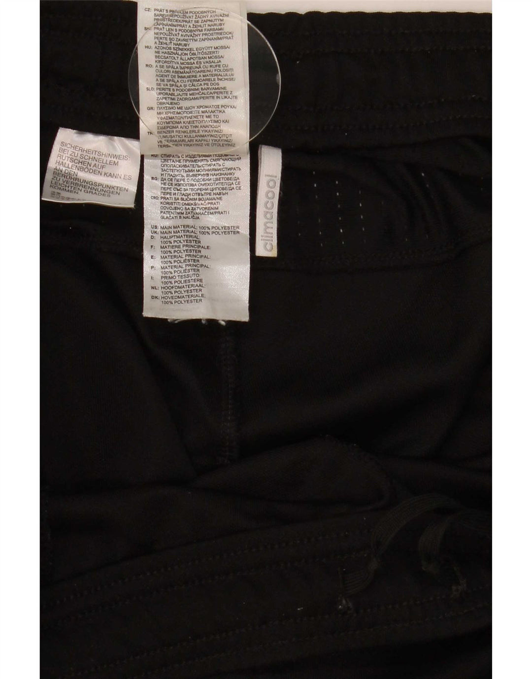 Adidas muške Climacool trenirke XL crne poliesterske hlače