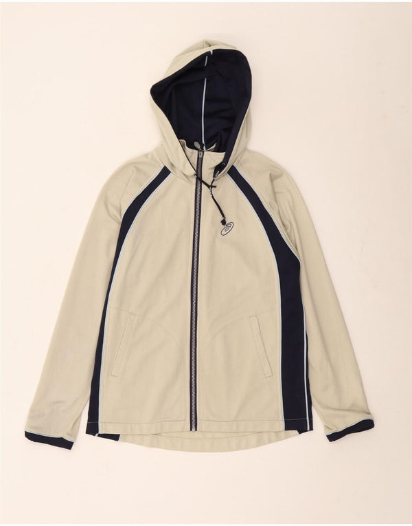 Asics muški pulover s kapuljačom na patentni zatvarač srednje bež boje