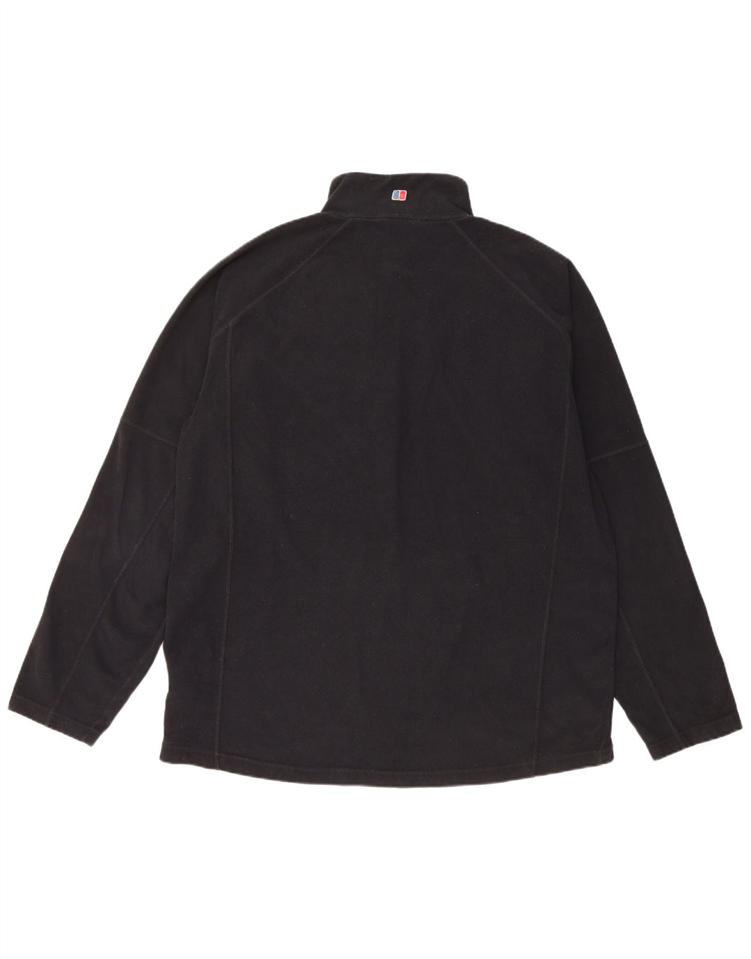 Berghaus muški džemper od flisa s patentnim izrezom 2XL crni poliester