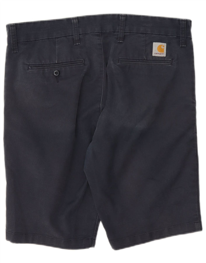 Carhartt muške chino kratke hlače W33 srednje tamnoplavi pamuk