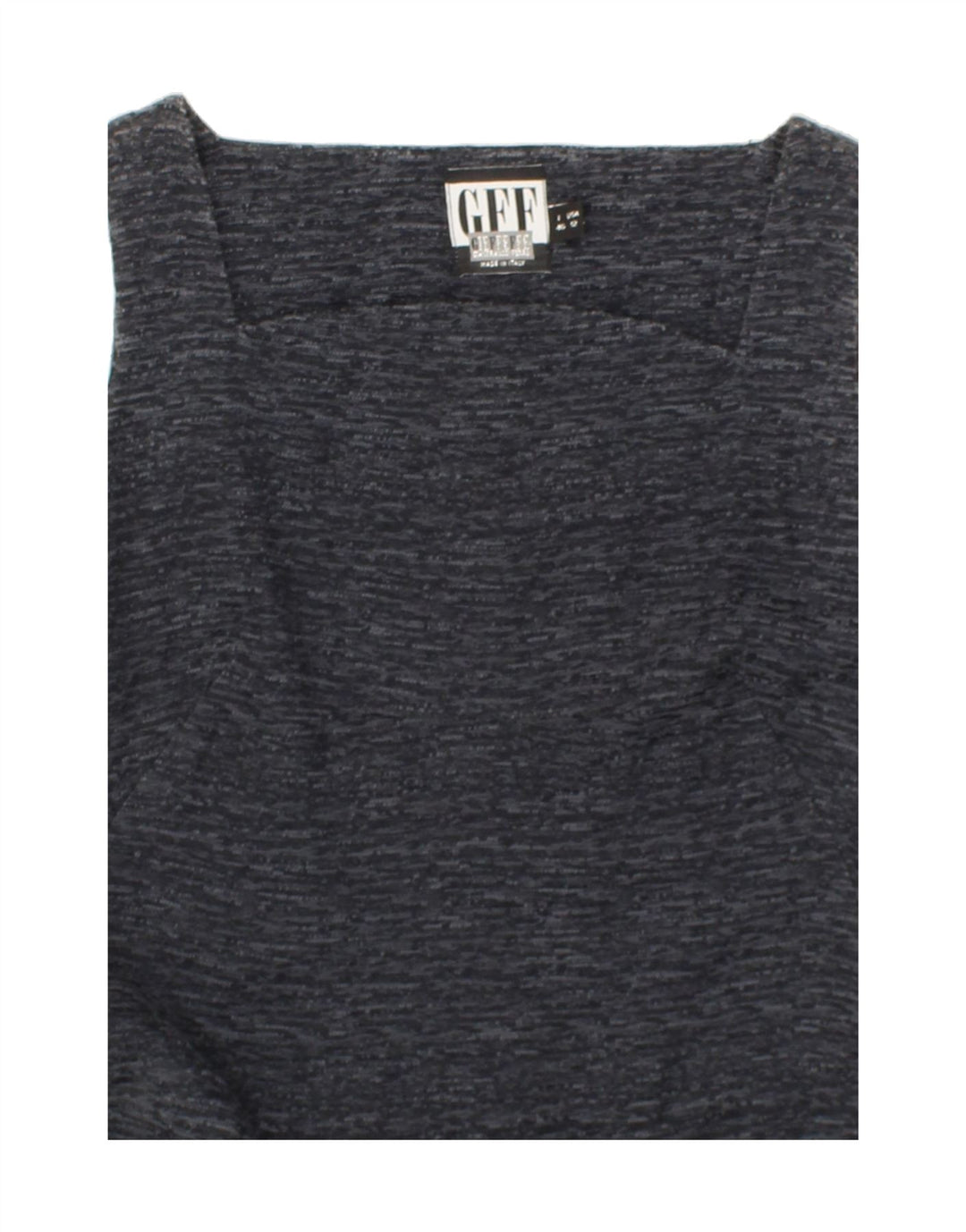 GIEFFEFFE Womens Bodycon Dress IT 46 Large Grey Flecked Cotton Vintage Gieffeffe and Second-Hand Gieffeffe from Messina Hembry 