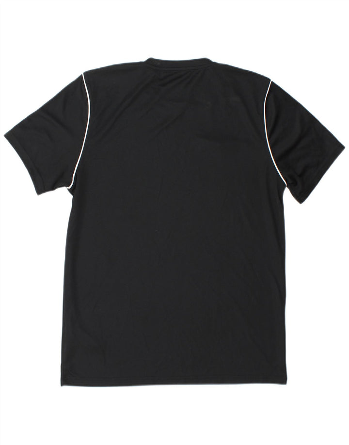 Nike Dri Fit Slim Fit majica kratkih rukava, veliki crni poliester