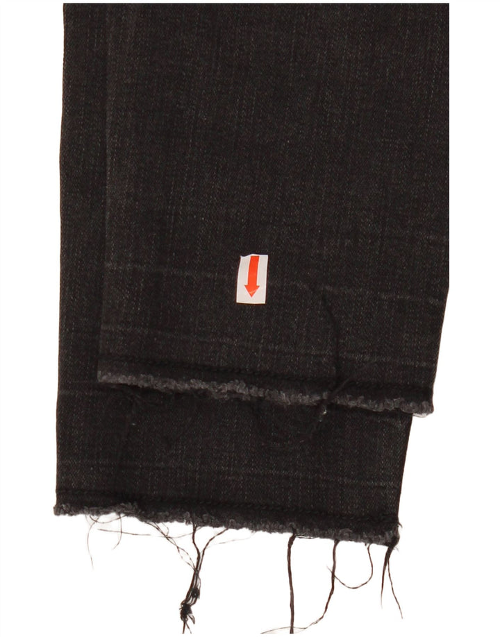 ZARA ženske uske traperice EU 38 male W28 L26 crni pamuk