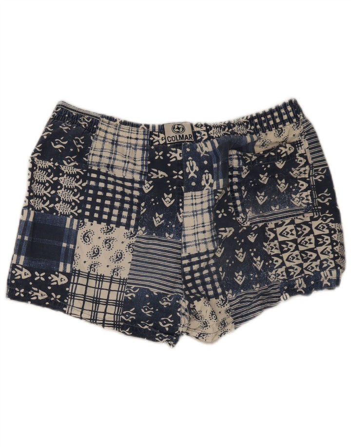 Colmar muške kratke hlače za plivanje IT 50 Large Blue Patchwork Pamuk