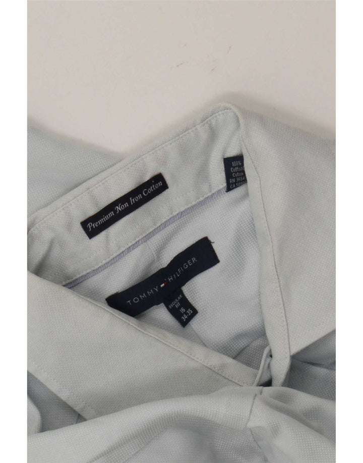 Tommy Hilfiger velika plava pamučna košulja standardnog kroja veličine 16
