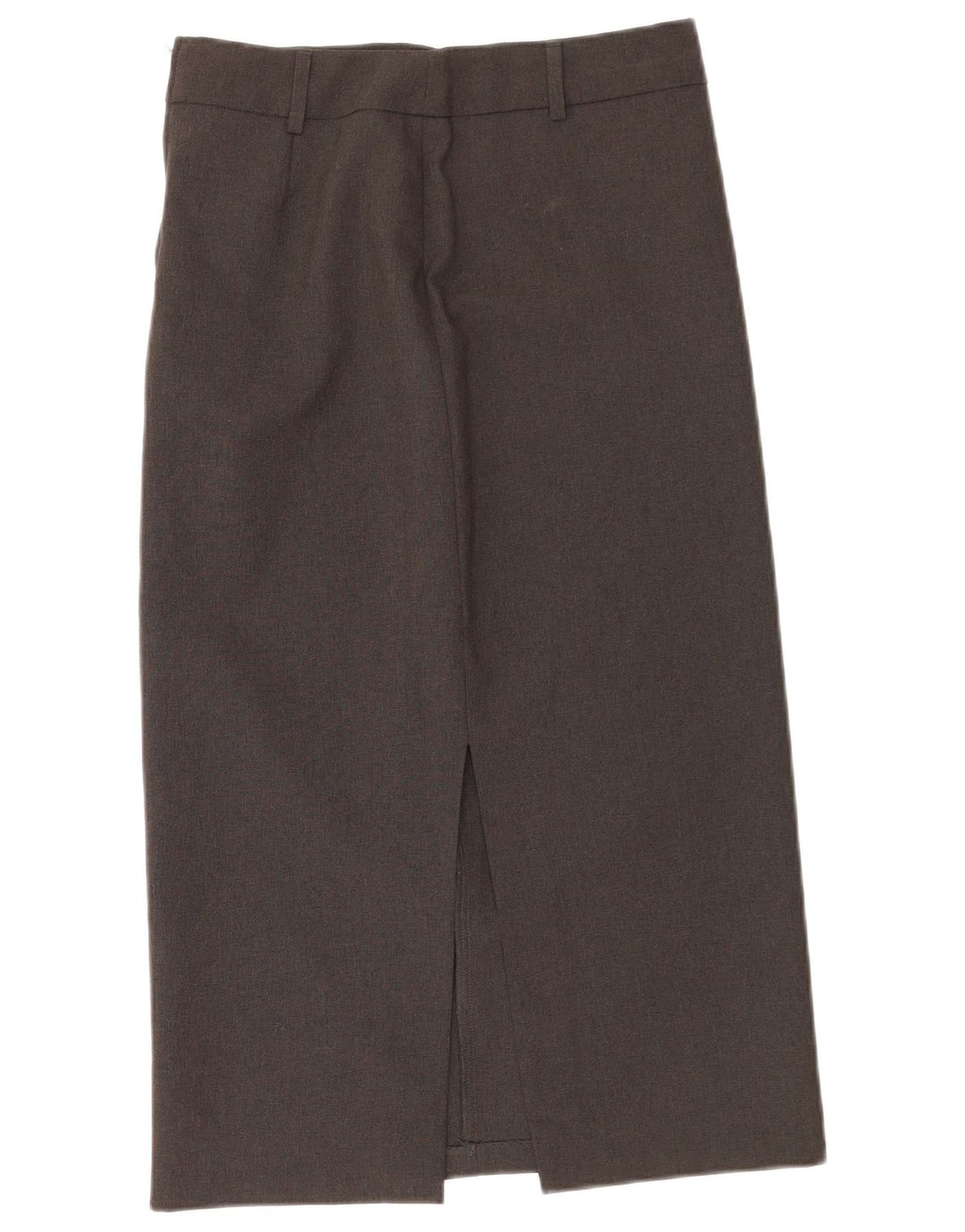 Benetton ženska midi ravna suknja IT 40 mala W26 sivi poliester